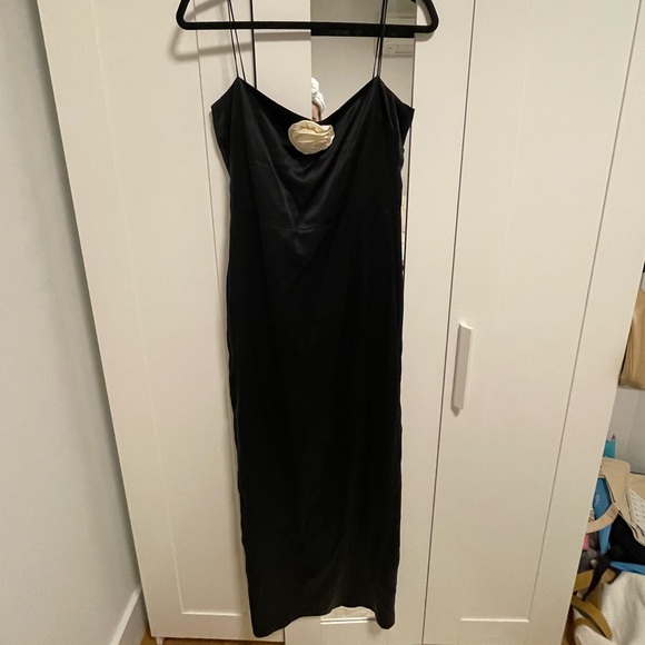 Reformation Rose Silk Dress - Picture 2 of 15